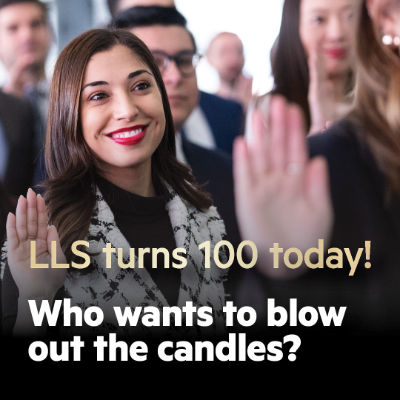 LLS turns 100 today! Who wants to blow out the candles?